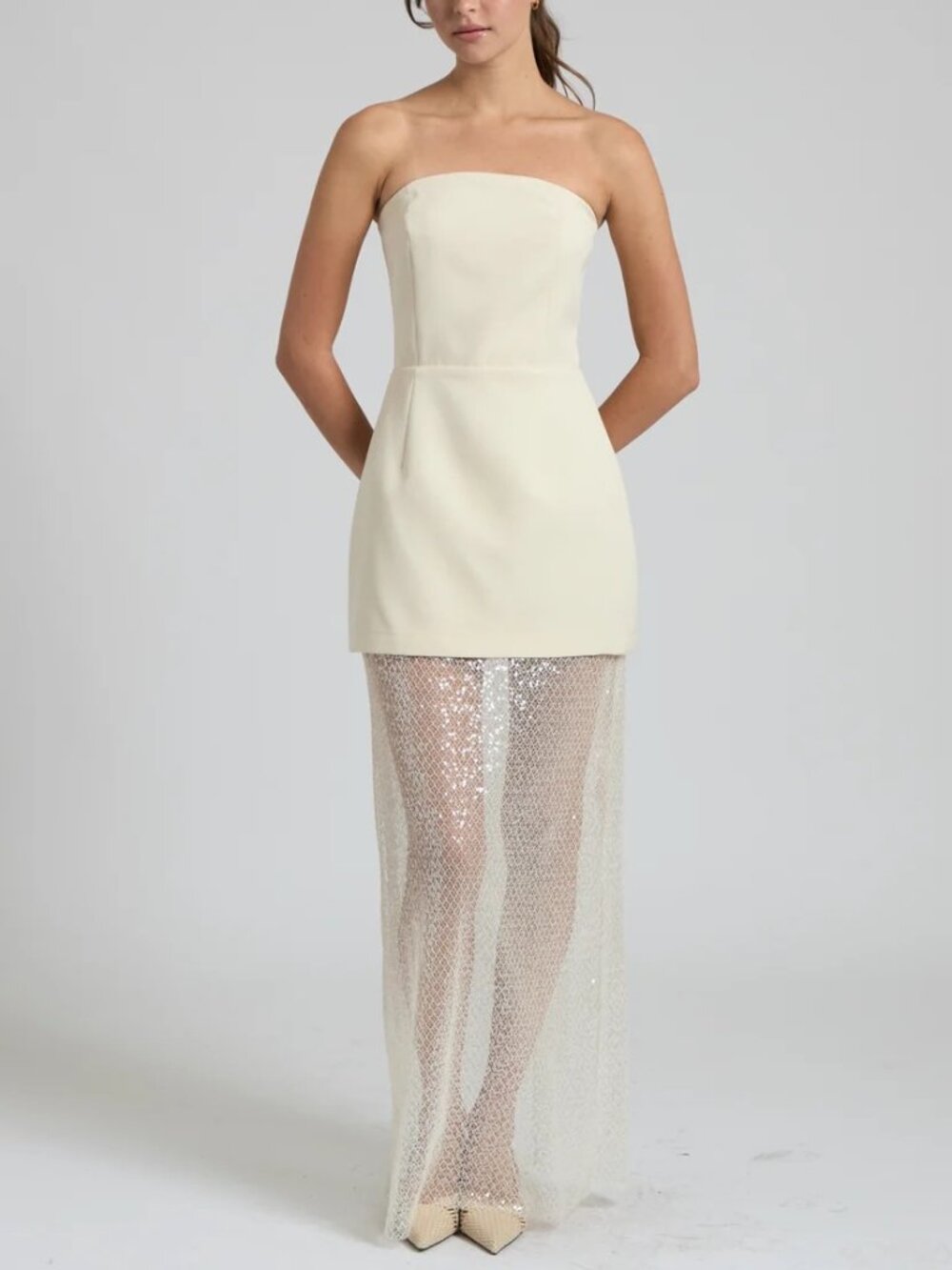 NWT in Package Sequin Detail Maxi Dress